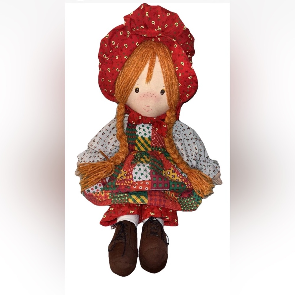 Holly Hobbie VTG Christmas Doll 1988 No Box EUC